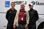 Johnny Schleck sammen med sine to sønner, Andy og Fränk. 