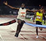 Usain Bolt satte verdensrekord ved et stævne i New York i maj, da han tilbagelagde de 100 meter på blot 9.72 sekunder. 