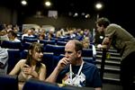 Filminstruktør Martin de Thurah før hans film 'Ung Mand Falder' skulle vises på årets Cannes Festival (arkivfoto). Filmen vises også på Odense Film Festival. 