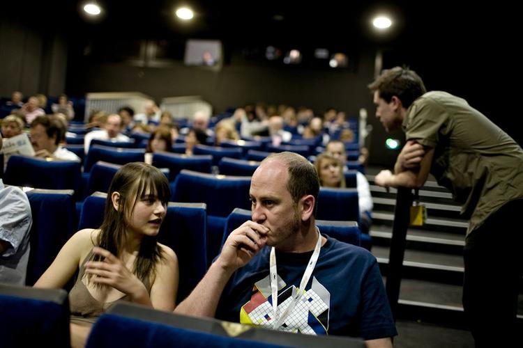 Filminstruktør Martin de Thurah før hans film 'Ung Mand Falder' skulle vises på årets Cannes Festival (arkivfoto). Filmen vises også på Odense Film Festival. 