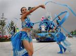 Parade før OL i Beijing, der plages af netbaserede sortbørshajer. 