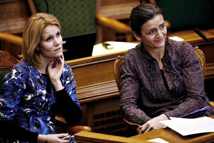 Helle Thorning-Schmidt og Margrethe Vestager er uenige. (Arkivfoto) 