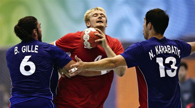 OL-kampen mod Sydkorea bliver langt fra nogen 'walk over' for det danske hold. Arkivfoto. 
