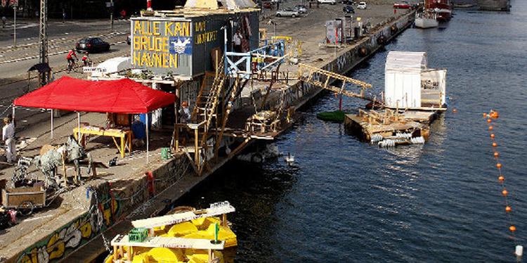 Det måtte bare ikke ligne Christiania, fik gruppen bag Havnelaboratoriet at vide af myndighederne. Foto: Peter Hove Olesen 