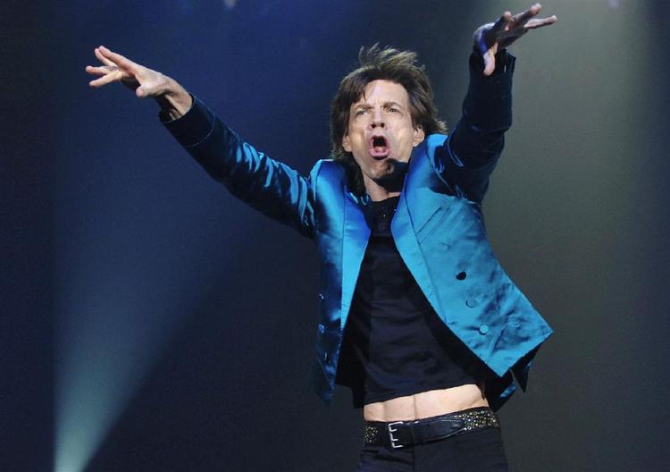 Mick Jagger og Rolling Stones i koncert i november 2006. 