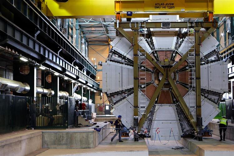 En lille bid af CERN's kæmpemaskine. 
