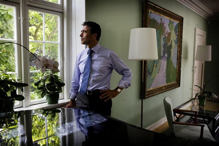Statsminister Anders Fogh Rasmussen på Marienborg efter endt sommerferie. 