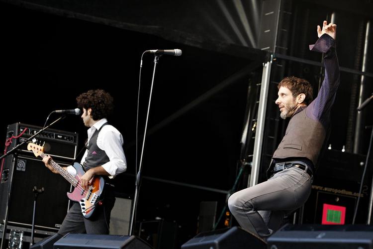 Mercury Rev under deres optræden på Docken. 