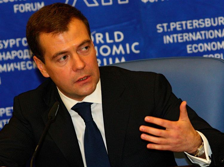Ruslands præsident Dmitrij Medvedev. 