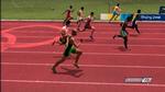 De fleste olympiske discipliner i OL-spillet 'Beijing 2008' - som her 100m løb - går ud på enten at trykke hurtigt på to knapper, eller panisk vrikke det upræcist analogt joystick frem og tilbage som en gal. Og glem førstepladsen: der er altid en computer eller online-spiller, der er bedre end dig. 