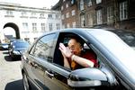 Dalai Lama under sit sidste besøg i Danmark i 2003. 