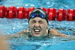 Jeanette Ottesen var et par tiendedele fra sit bedste i 100 meter butterfly, men i sin egen dragt forbedrede hun sig med halvandet sekund i 100 meter fri. 