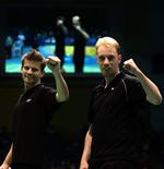 Jonas Rasmussen (th.) og  Lars Paaske er én kamp fra en medalje. 