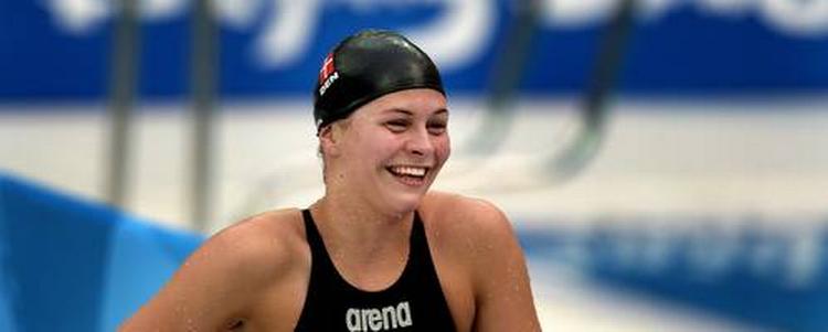 Så glad bliver man, når en uventet olympisk medalje er svømmet hjem. 