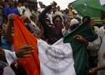 Også i går demonstrerede  tilhængere af en lørevet Kashmir-provins i den indiske by Srinagar. 