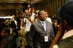 Den tidligere fagforeningsleder Morgan Tsvangirai er nu Zimbabwes premierminister. Her ankommer Tsvangirai til SADC-mødet i Sydafrika. 