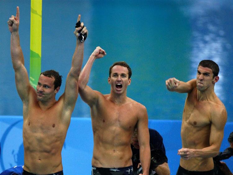 Så lykkedes det for Michael Phelps at vinde den afgørerende guldmedalje. 