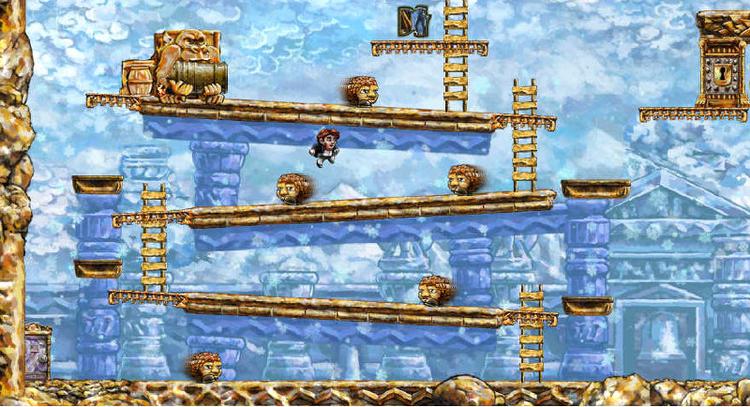 Som en hyldest til 'Mario'-spillene er banen 'Jumpman'  (hvilket var Super Marios oprindelige navn i 'Donkey Kong') genskabt i 'Braid'. Dog her med det tvist, at tiden flyder i samme retning, som du bevæger dig: højre spoler frem, venstre spoler tilbage. 