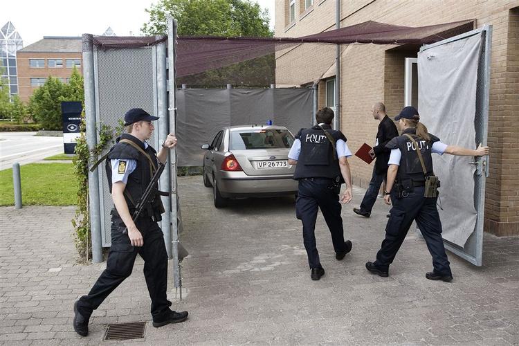 Yderligere en person blev her til aften anholdt i Sengeløse. I alt er der nu seks anholdte i sagen om millionrøveriet mod Dansk Værdihåndtering i Brøndby. Arkivfoto. 