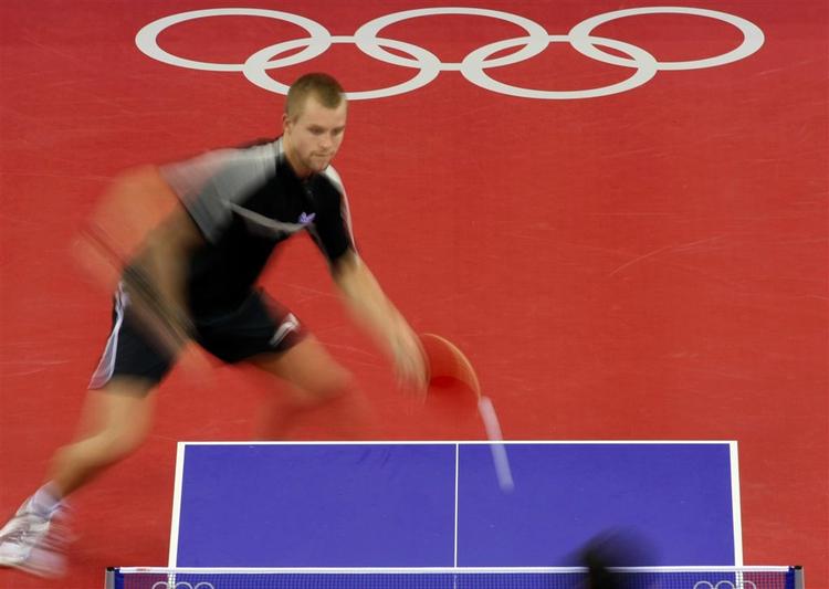 Ligesom i Athen tabte Michael Maze sin første kamp i herresingle. 