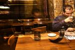 Heavyrocken lægger lyd til den daglige kaffeslabberas for vikinger på Café Valhalla, der skruer op for lyden om aftenen, hvor caféen forvandler sig til en rockklub. 
