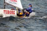 Stig Westergaard og hans soling-mandskab under en konkurrence. Arkivfoto 