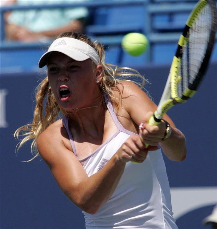 Det blev en tæt semifinale for Caroline Wozniacki. 