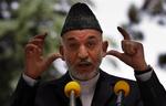 Hamid Karzai er oprørt over forlydender om 76 dræbte civile, herunder kvinder og børn. 