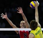 USA's William Priddy var med til at sikre amerikansk guld i volleyball. 