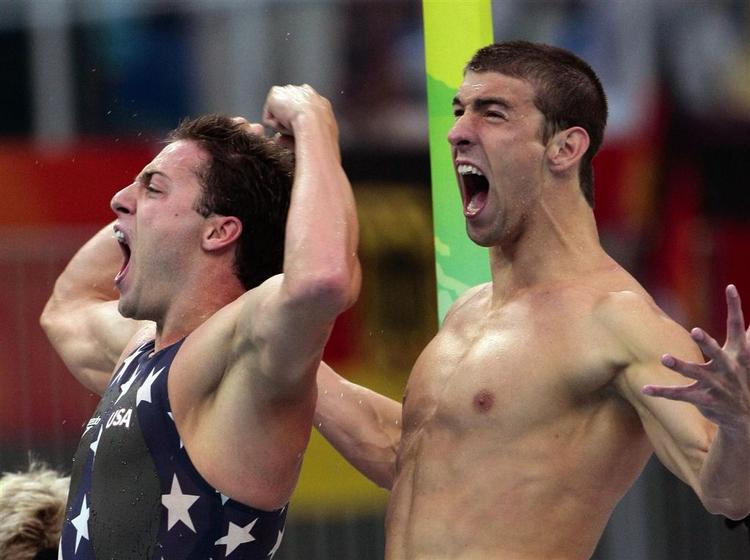 Stod Michael Phelps (til højre) for OL's største præstation? 