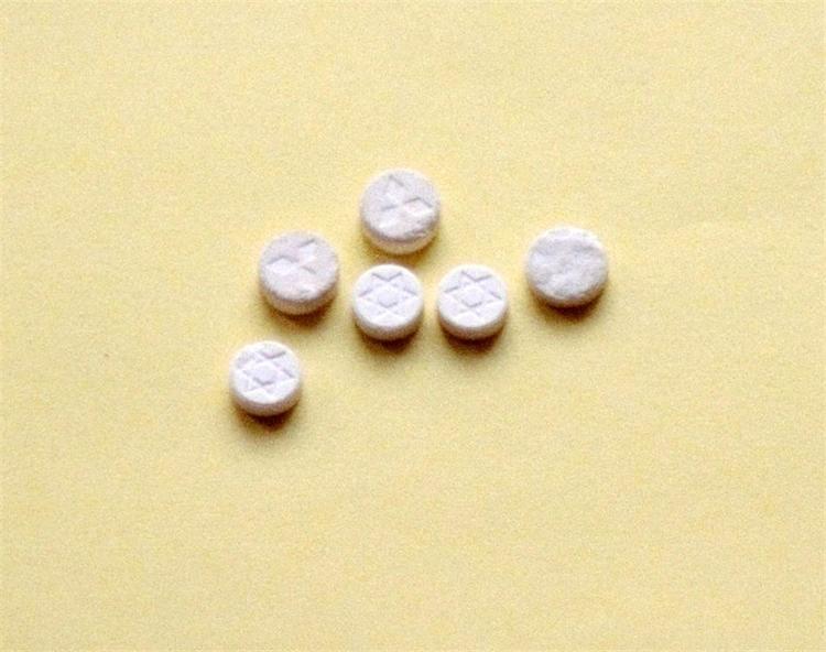 Ecstasy-piller af mærket 'Fantasy'. 