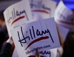 Jublen ville ingen ende tage, da Hillary Clinton trådte op på talerstolen i Pepsi Center i Denver, Colorado. 