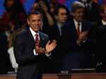 Barack Obama undgik en lang afstemning på konventet. Han er nu Demokraternes præsidentkandidat. 