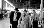Discipel. Beatgenerationens vel nok betydeligste danske elev var Dan Turèll. Og i 1983 fik han æren af at hente idolet Burroughs i lufthavnen, da denne besøgte København. Foto: Jakob Tue Larsen fra 'Burroughs i Danmark' 