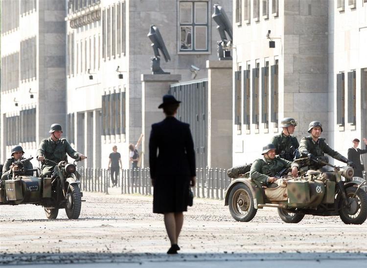 Foto fra optagelserne af 'Valkyrie' i Berlin. 