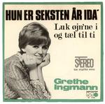 Grethe Ingmann med 'Hun er seksten år i dag' var nr. 1 på Dansktoppen i slutningen af 1968. Musikken var amerikansk og teksten kalkeret fra svensk. 
