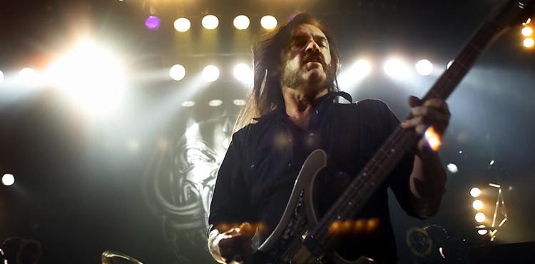 Til koncert med Motörhead i Vega. Her Sir Lemmy. 