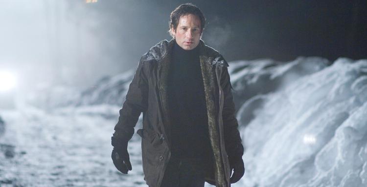 Duchovny er vendt tilbage til X-files, og skal man tro ham selv, som en mere moden og mindre oprørsk del af X-files-holdet. Billede fra filmen. SF-Film 
