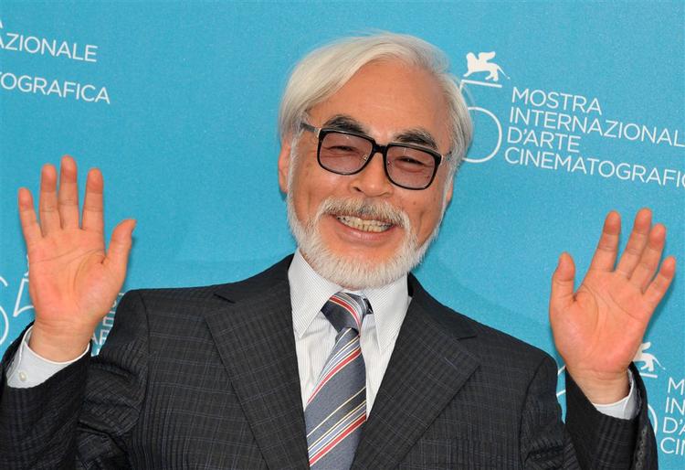Hayao Miyazaki har gode grunde til at smile. 