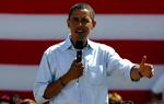 Det var på et vælgermøde i Monroe, Michigan, at Obama bad pressen om at respektere præsident- og vicepræsident-kandidaternes privatliv. 