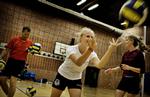 Volleyball-sporten i Danmark har på det seneste haft succes med at få unge på banen. Arkivfoto. 