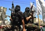 Hamas-soldater ved begravelse i Gaza. Organisationen er på EUs terrorliste. 