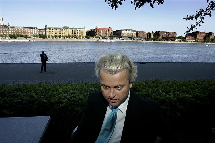 Dutch MP Geert Wilders during a previous visit to Copenhagen. He is defying a British ban on his entry into the United Kingdom today in what could develop into a serious diplomatic incident. 