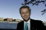 The Dutch politician Geert Wilders during a visit to Copenhagen in 2008. 