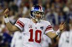 Super Bowls mest værdifulde spiller Eli Manning. 