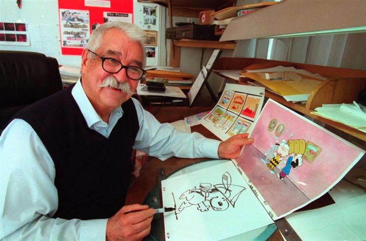 Bill Melendez på arkivfoto fra 2000. 
