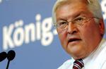 König - konge - står der bag Frank-Walter Steinmeier. Det kan han ikke blive, men han er de tyske socialdemokraters bud på en ny kansler i stedet for den borgerlige Angela Merkel. 