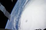 Category 3 Hurricane Ike as seen from the International Space Station. 