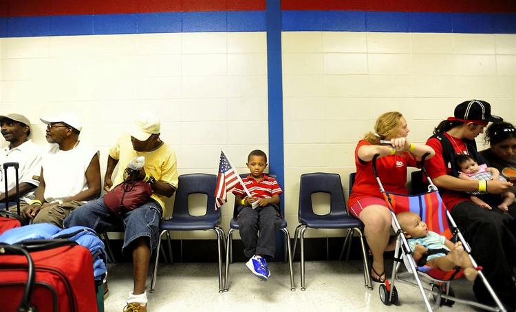 Borgerne i Beaumont, Texas er parate til at blive evakuerede. 