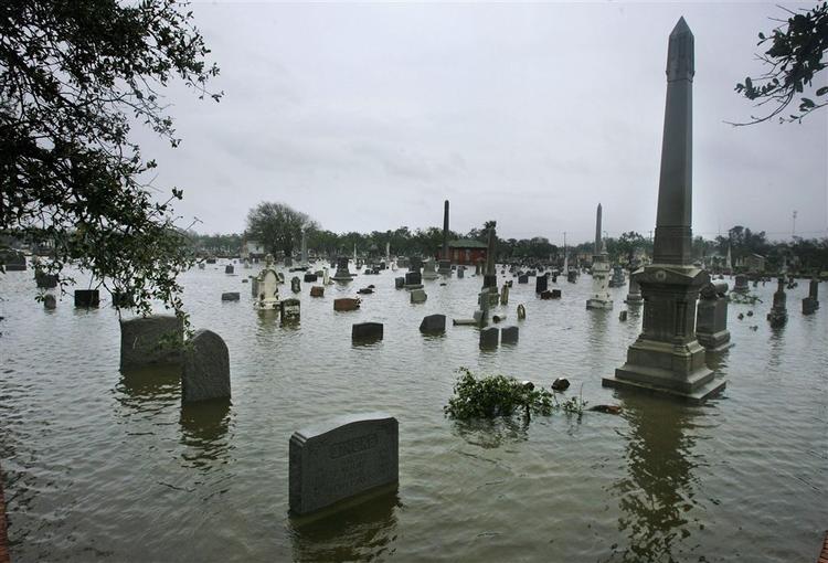 Ike har skabt oversvømmelser mange steder i det sydøstlige Texas. Her i Galveston. 